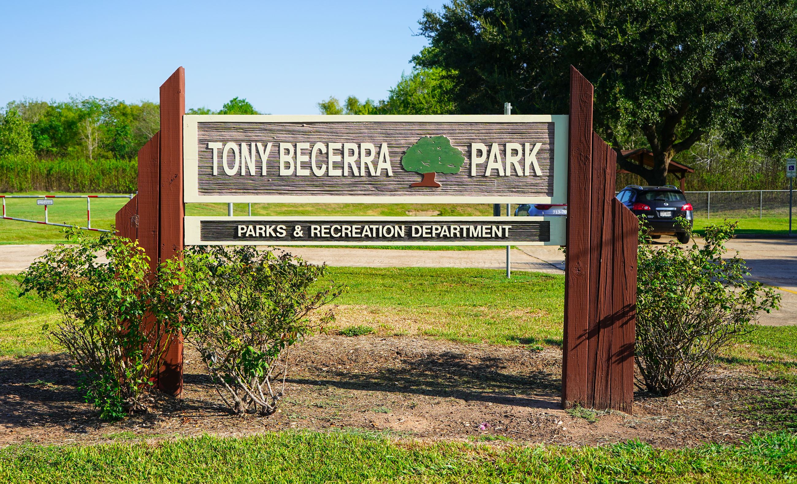 Tony Becerra Park Entry Sign