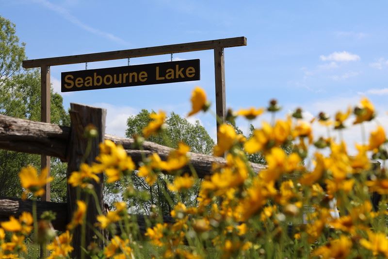 Seabourne Lake Sign