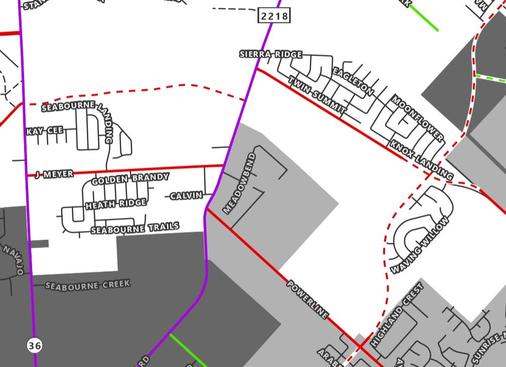 Koblen From FM2218 to City Limits