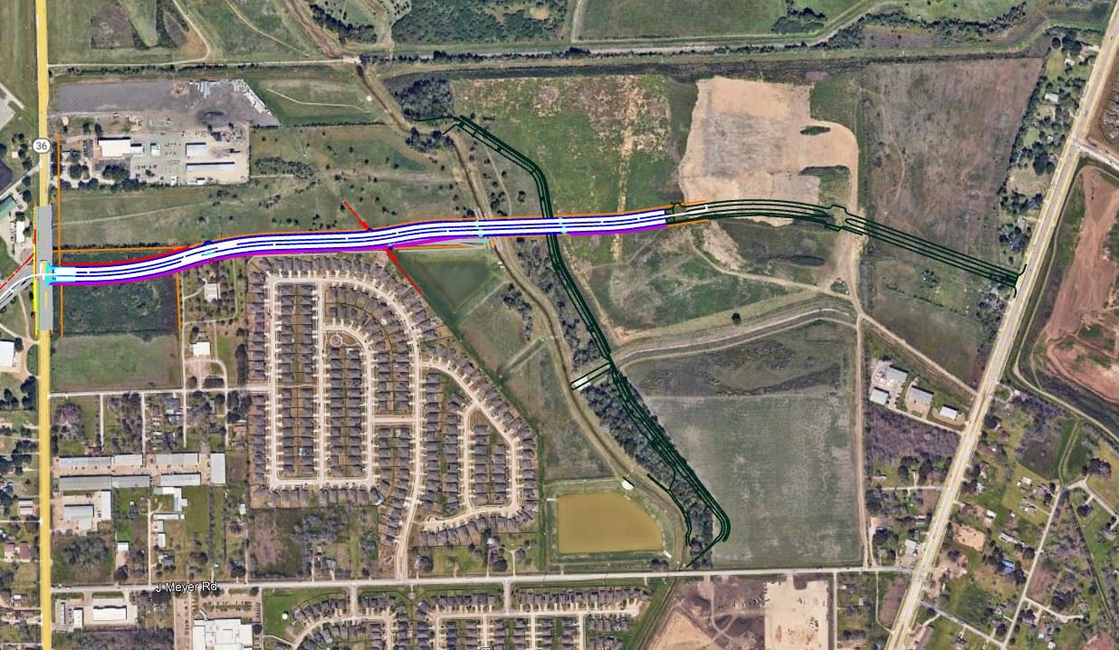 Koblen SH36 at Band Rd to FM2218